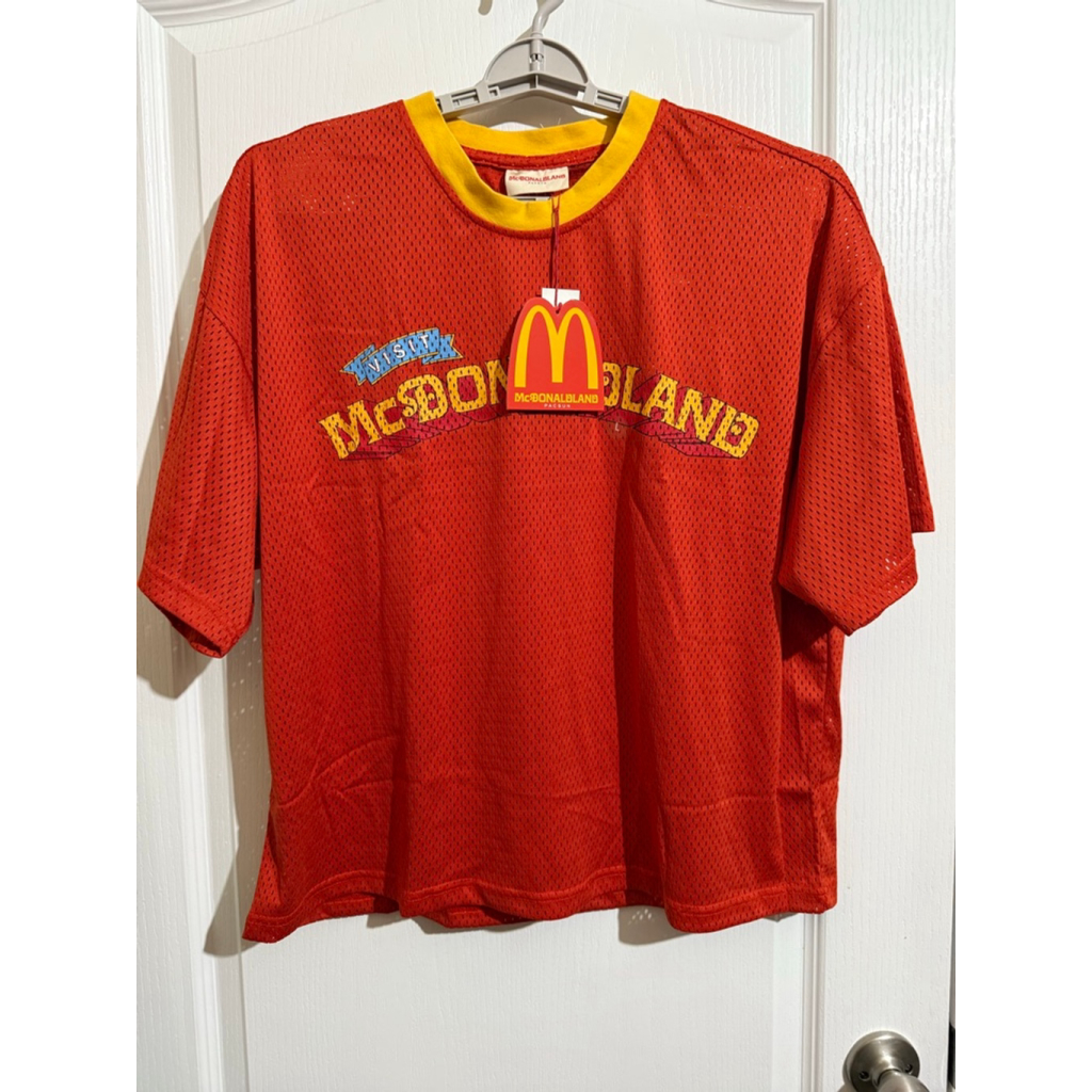 Men's Pacsun Mcdonaldland Red & Yellow Mesh Jersey L